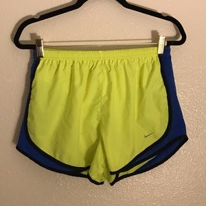 Neon Nike Running/Track shorts
